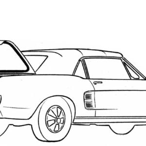 Selo do Porta Malas Ford Mustang 1964 - 1966 Fastback Fastback