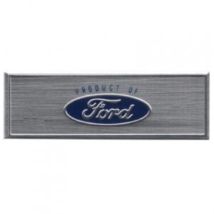 Plaqueta "FORD" Soleira de Porta (Azul) Ford Mustang 1967 - 1973