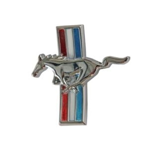 Emblema "Cavalinho" do Porta Luvas (Curvado) Ford Mustang 1964 - 1966